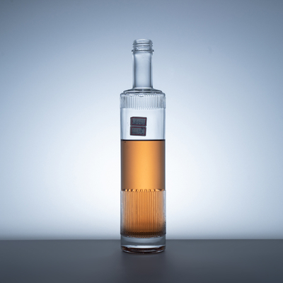 1 Litro de Whiskey Vidro de Vodka Garrafa de Espiritismo Vazio Garrafa de Espiritismo 375ml 500ml 750ml com tampa de cortiça