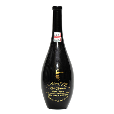 Gin preto mate Mel Bebidas alcoólicas Champanhe Garrafa de vidro 250 ml 375 ml 1000 ml
