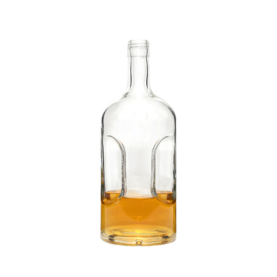 Super Flint Customizado Cor-de-Rosa Eletroplacado Vidro Azul Tequila Vodka Liquor Botelha 1L