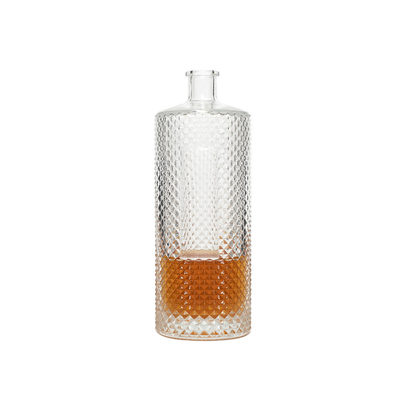 Super Flint Customizado Cor-de-Rosa Eletroplacado Vidro Azul Tequila Vodka Liquor Botelha 1L