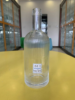 Super Flint Material de vidro Whisky transparente 5cl Vodka Garrafa de vidro de vinho 500ml garrafa de álcool