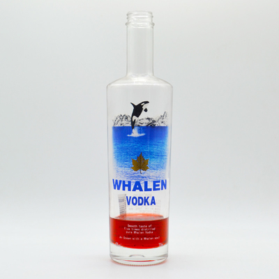 Custom 700ml 750ml garrafa de vidro para gin rum uísque vodka e mais bem-vindos pedidos OEM
