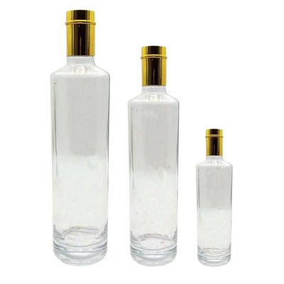 Super Flint Glass High Class 200ml 350ml 500ml 750ml 1L Rum Vodka Brandy Liquor Botão