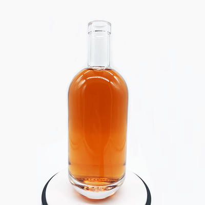 Black Vodka Gin 250 ml Sucos Vazios Garrafa de Vidro Quadrada com Champanhe Custom Gold Label