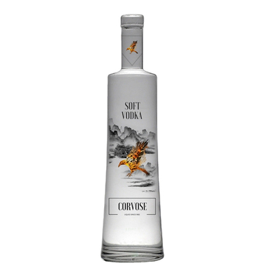 375 ml 500 ml 700 ml Bebidas VODKA Garrafa de vidro eletroplata para óleo de cozinha Gin Drink