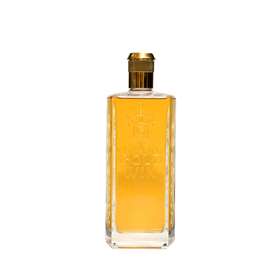 Garrafa de cortiça de vidro Super Flint de 75 cl para licor de azeite de oliva em forma personalizada e 500 ml de gin