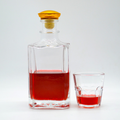 700 ml 1L garrafa de licor whisky embalagem de álcool garrafa para embalagem de água mineral