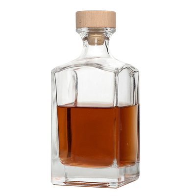 700 ml 1L garrafa de licor whisky embalagem de álcool garrafa para embalagem de água mineral