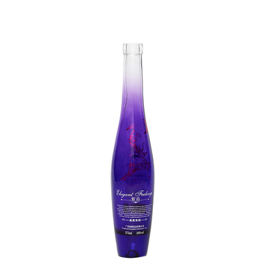 375 ml 500 ml 700 ml 750 ml espumante de impressão congelado personalizado brandy uísque licor vodka garrafa com tampa