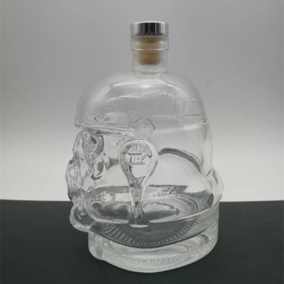 Decal Superficie Handling Custom Design 750ml garrafa de vidro para licor whisky gin vodka