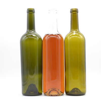 Garrafa de vidro para uísque Brandy Vodka Material de corpo congelado Vidro