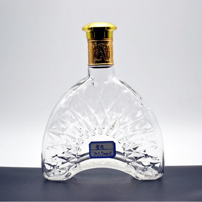 50cl 700ml 1 litro garrafas de vidro vazias para licor rum uísque vodka champanhe e brandy