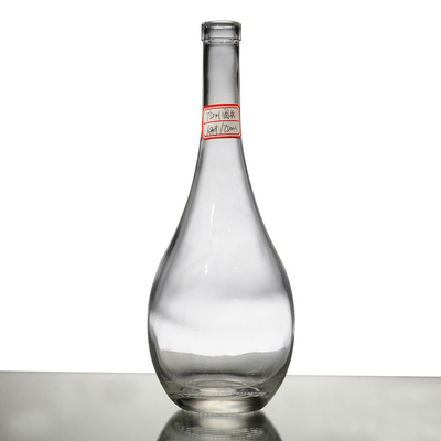 Garrafa de vidro vazia personalizada para álcool uísque vodka 700ml 750ml 500ml 1000ml