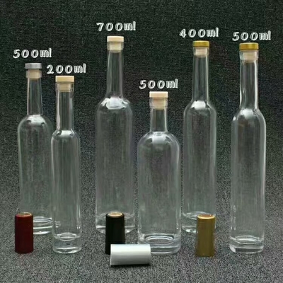 350ml 375ml 500ml Super Flint Óleo de Oliva Alcool Garrafa de Vidro para Indústria de Bebidas