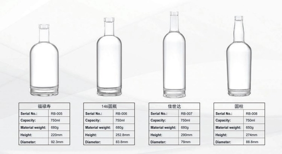 Bebida alcoólica transparente de 750 ml com garrafa de whisky de 1000 ml