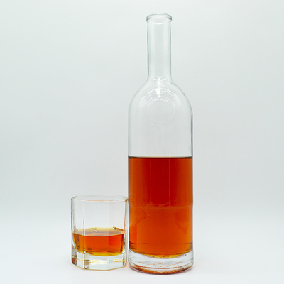 500 ml 700 ml 750 ml Bulk Whisky Vazio Rum Brandy Drink Glass Liquor Bottles para Vinho