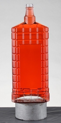Material de vidro Super Flint Garrafa de vidro de brandy para licor personalizado 700ml