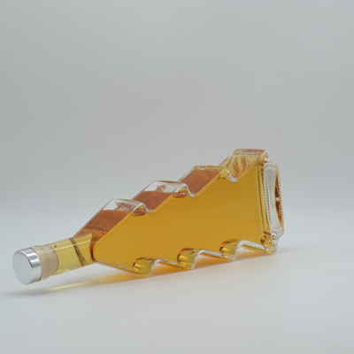 Super Flint Glass Custom Árvore de Natal Forma garrafa de bebidas alcoólicas 500ml 700ml 750ml