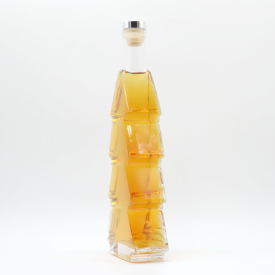 Super Flint Glass Custom Árvore de Natal Forma garrafa de bebidas alcoólicas 500ml 700ml 750ml