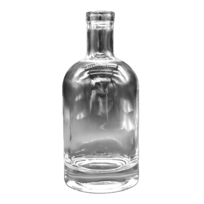 OEM Logotipo Decal Stock 1000ml 750ml 500ml garrafas de licor Vodka garrafa de vidro com tampa de cortiça