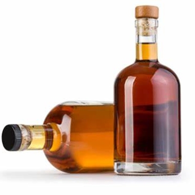 Superfície de Estampagem a Quente Garrafas de vidro para Vodka Gin Spirit 500 ml 1Liter