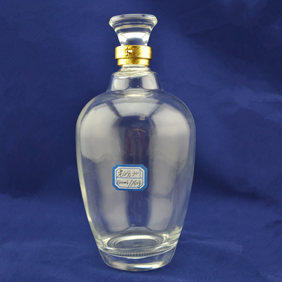 OEM Vidro transparente Botas de bebidas suaves 300ml 500ml 750ml com processo de gelo profundo