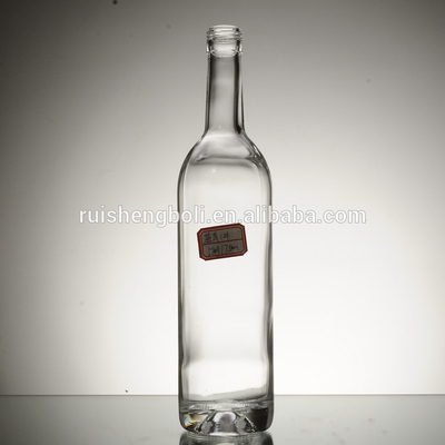 Decal Superficie Handling Custom Giant 750ml 1000ml Gin de cerveja vazio Rum Decanter Álcool Liquor Pruna Vinho Garrafa