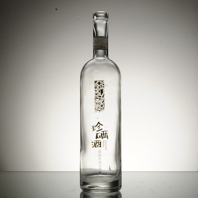 Decal Superficie Handling Custom Giant 750ml 1000ml Gin de cerveja vazio Rum Decanter Álcool Liquor Pruna Vinho Garrafa