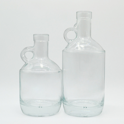 Material de vidro Super Flint 375ml PET transparente Bebidas Botelha de plástico para sumo