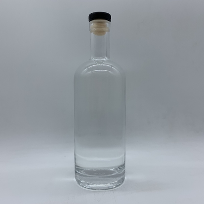 Super Flint congelado 700ml garrafas vazias para vinho logotipo de decal 750ml garrafa de vidro de vodka