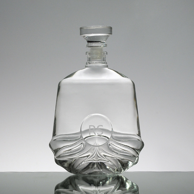 Garrafa de álcool de 700 ml tratada com gelo para a indústria de bebidas