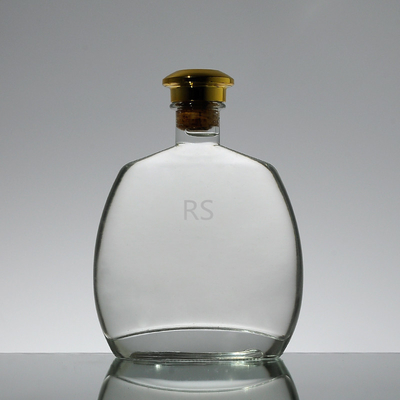 Garrafa de álcool de 700 ml tratada com gelo para a indústria de bebidas