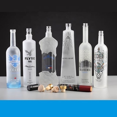 700 ml 750 ml frasco de spray de álcool congelado vazio para vodka rum gin uísque uísque vinho licor