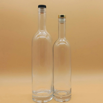 Impressão de tela de decalco Garrafa de vodka de cortiça congelada 500ml 750ml 1L garrafa de vidro para vodka
