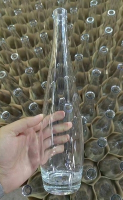 Material de vidro Super Flint 500 ml 750 ml garrafa de gin para bebidas de água e bebidas alcoólicas