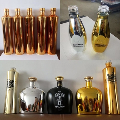 Europa e Estados Unidos Super Flint Glass Vazio Cristal Glaçado Vodka Whisky Liquor Garrafas de vidro