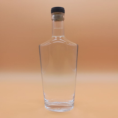 Garrafas de vidro de whisky de 750 ml de capacidade Vidro com tampas Outro estampamento a quente por processo profundo