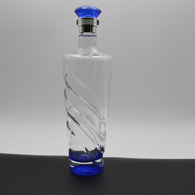 Triângulo de ouro congelado Brandy garrafa vazia Decal transparente
