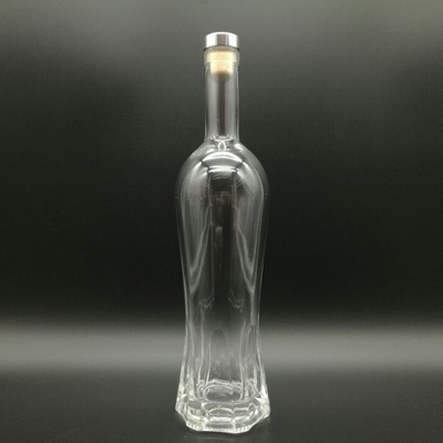 FOB Termos Super Flint Garrafa de Água de Vidro com rolha e superfície decal 750ml 1000ml