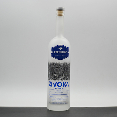 Garrafa de vidro de cortiça para a indústria de bebidas no México Tequila Vodka e uísque