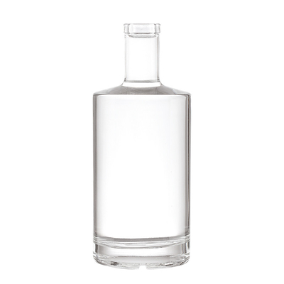 375 ml de vidro de forma personalizada Super Flint Vodka Champagne garrafas de vidro vazias com tampa