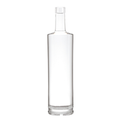 375 ml de vidro de forma personalizada Super Flint Vodka Champagne garrafas de vidro vazias com tampa