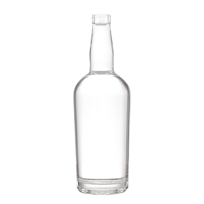 375 ml de vidro de forma personalizada Super Flint Vodka Champagne garrafas de vidro vazias com tampa