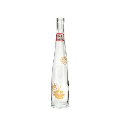 350 ml 750 ml garrafa de água de vidro transparente Spray de cor personalizado para material de vidro Super Flint