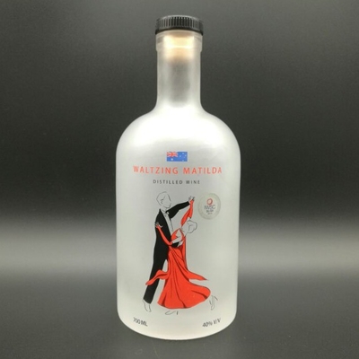 700 ml Whiskey Vodka Garrafa de vidro com material de vidro de cristal e aspecto sofisticado