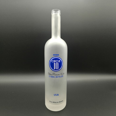 700 ml Whiskey Vodka Garrafa de vidro com material de vidro de cristal e aspecto sofisticado