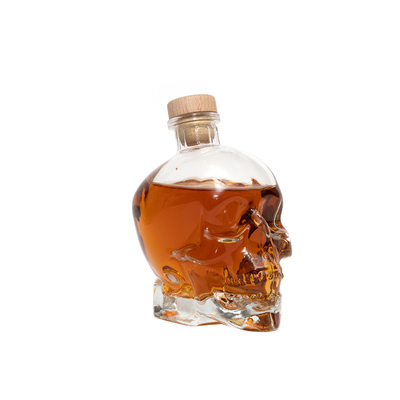 Super Flint Glass Forma personalizada garrafa de licor de brandy 200 ml 750 ml 500 ml vazio