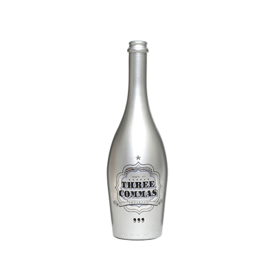 Super Flint Glass Forma personalizada garrafa de licor de brandy 200 ml 750 ml 500 ml vazio