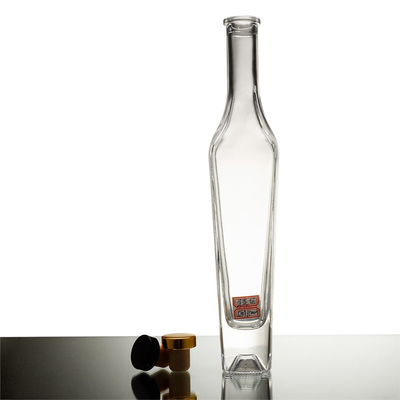 Garrafa de vidro de 500 ml com rolha de vidro de material de super-fritura