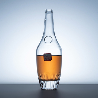 Super Flint Glass 375ml 500ml 700ml Garrafas para Vodka Gin Whisky Rum Brandy Venda a granel